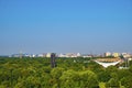 Berlin, Germany - Panoramic view of the Groser Tiergarten park with modern House of the WorldÃ¢â¬â¢s Cultures - Haus der Kulturen Der